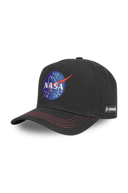 Детская хлопковая шапка Capslab X NASA CapsLab, черный