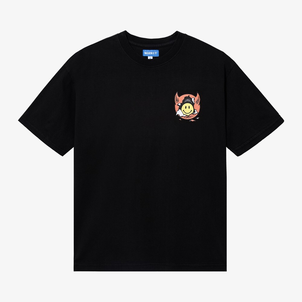 

Футболка Smiley Inner Peace T-Shirt 'Black' Market, черный