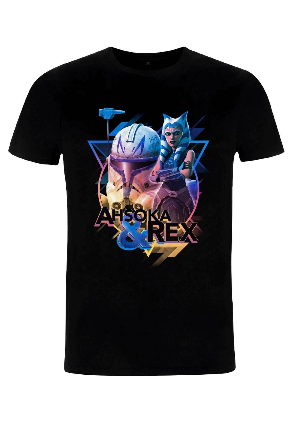 

Футболка с принтом STAR WARS: CLONE WARS TRIANGULAR AHSOKA REX Star Wars, черный