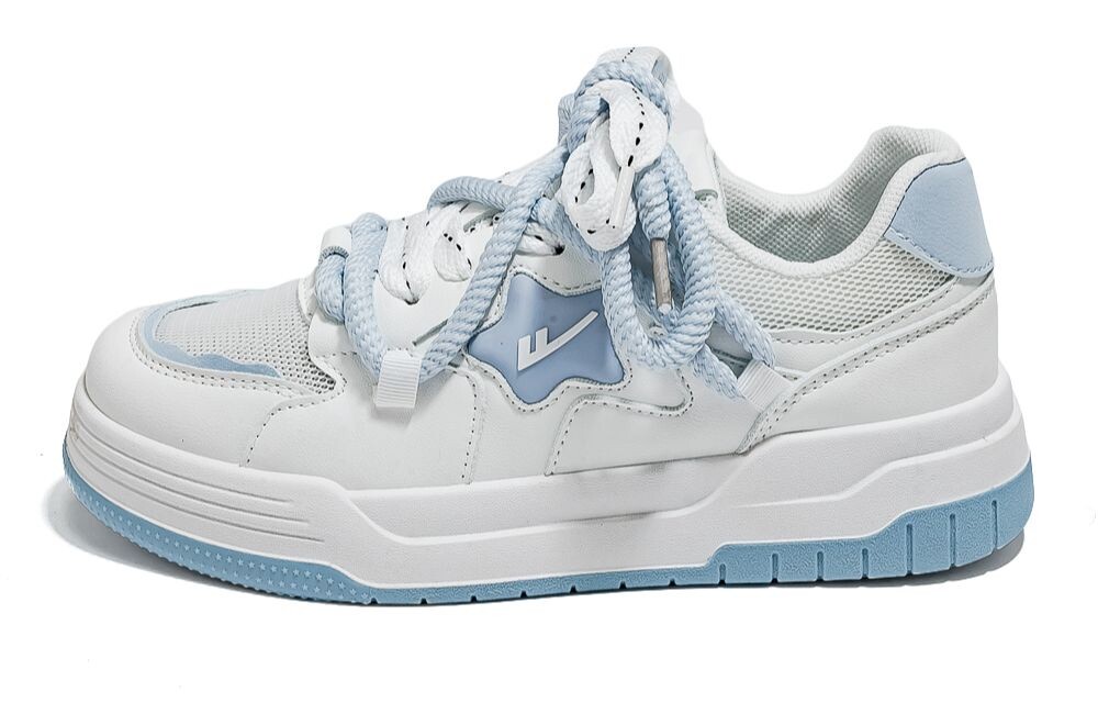 

Кроссовки WARRIOR Skateboarding Shoes Women's Low-top Blue, белый/синий
