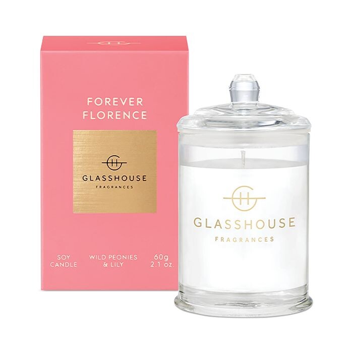 

Свеча Glasshouse Fragrances Forever Florence 2,1 унции, розовый