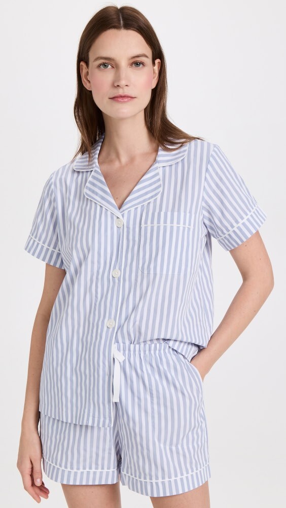 

Пижамный комплект BedHead PJs Classic Stripe, синий