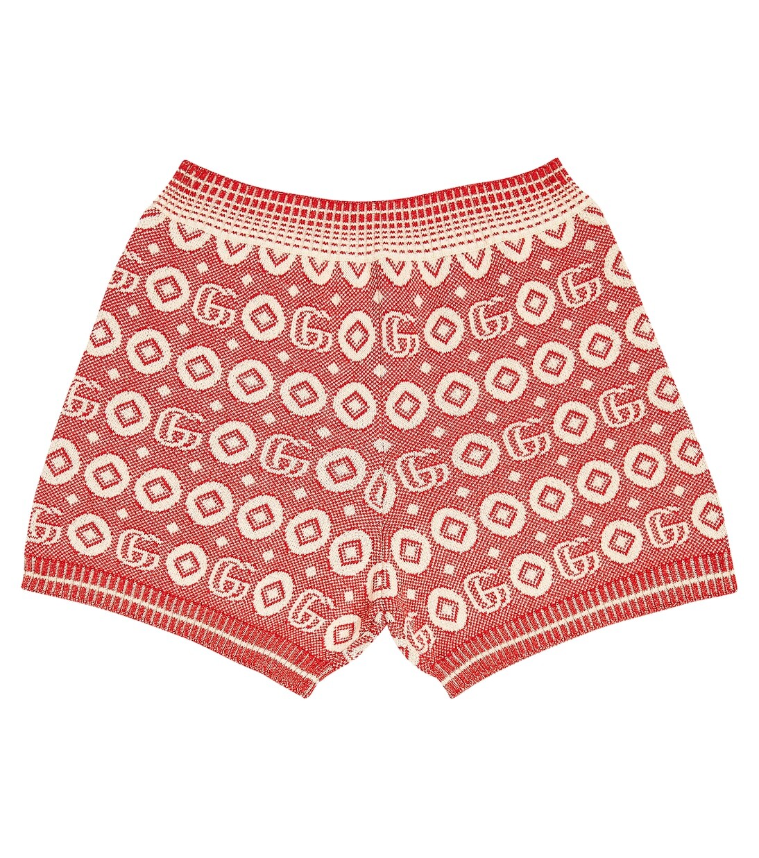 

Жаккардовые хлопковые шорты double g Gucci Kids, мультиколор