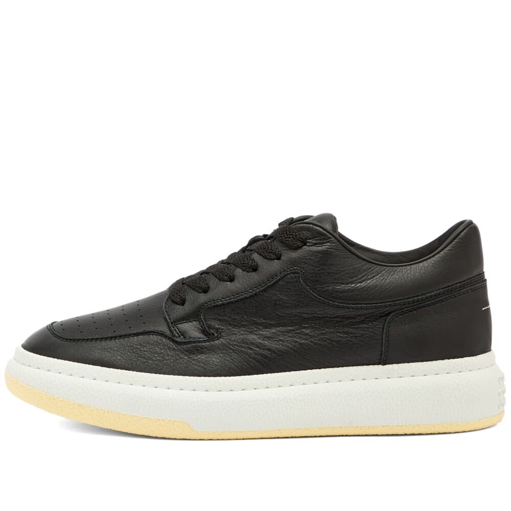 

Низкие кроссовки MM6 Maison Margiela Vitello Nappato, черный