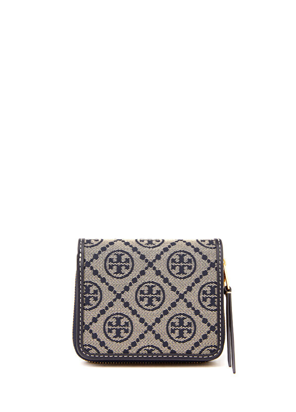 

Бежевый женский кошелек с логотипом Tory Burch