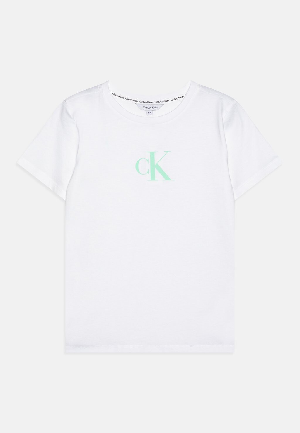 

Футболка с принтом TEE Calvin Klein Swimwear, цвет classic white