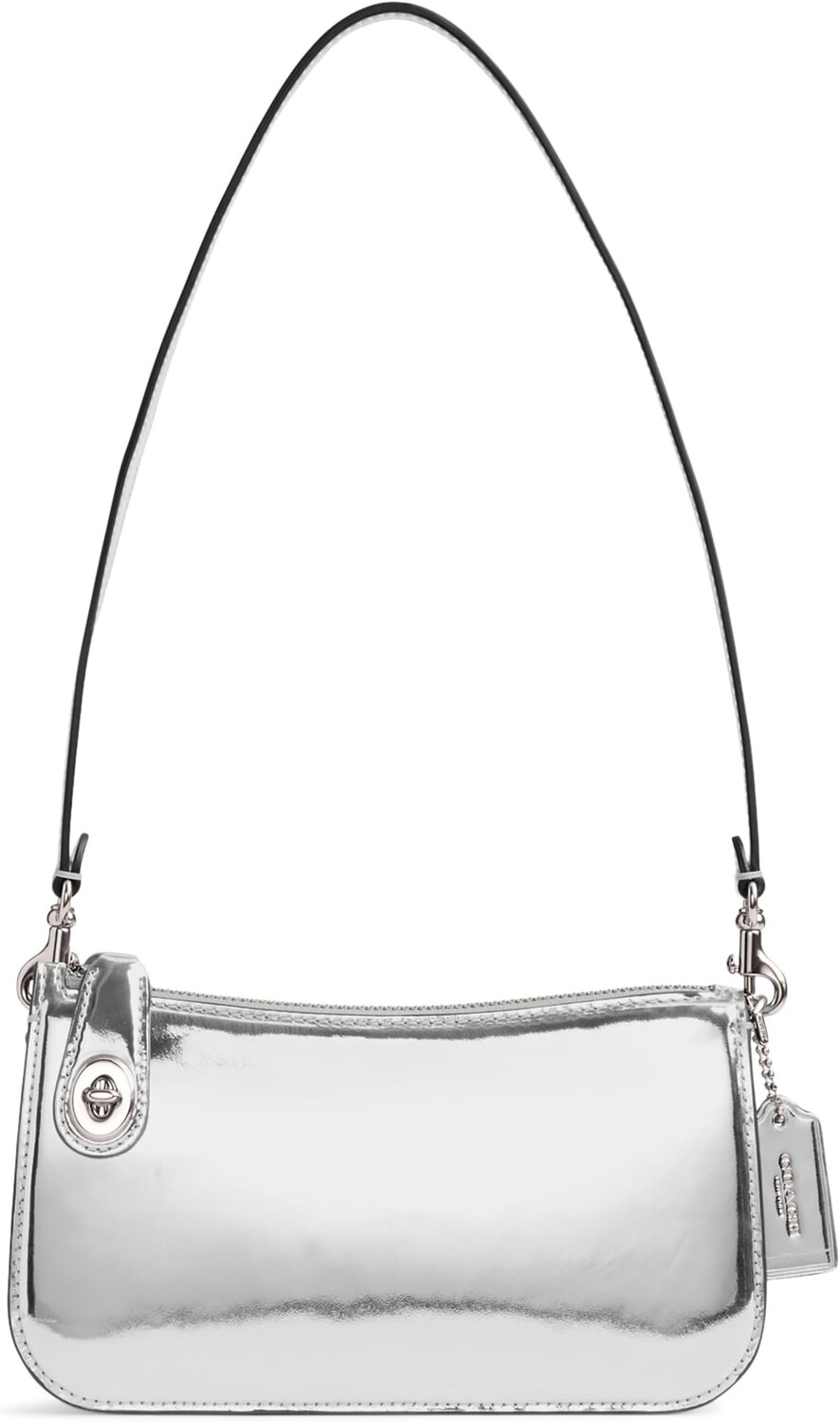 

Сумка Metallic Penn COACH, цвет Silver