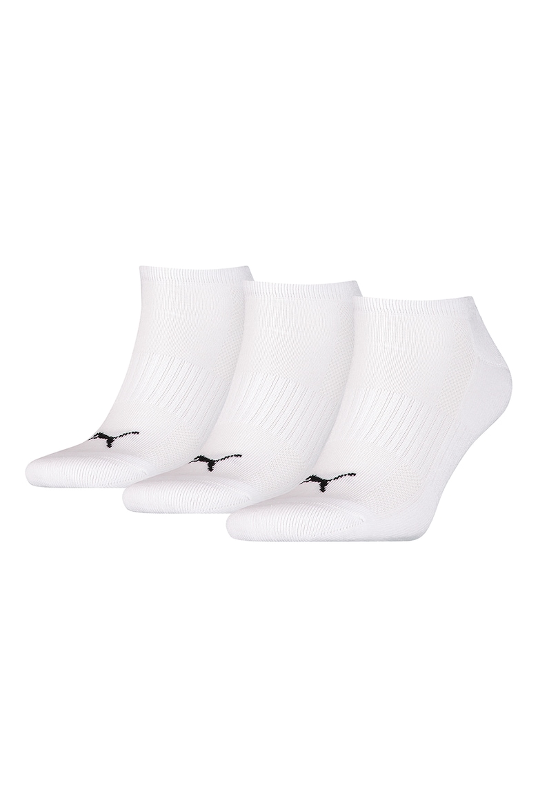 Хлопковые носки до щиколотки — 3 пары Puma, черный носки женские хлопковые нескользящие тонкие удобные короткие до щиколотки из силикона летние тапочки 3 пары
