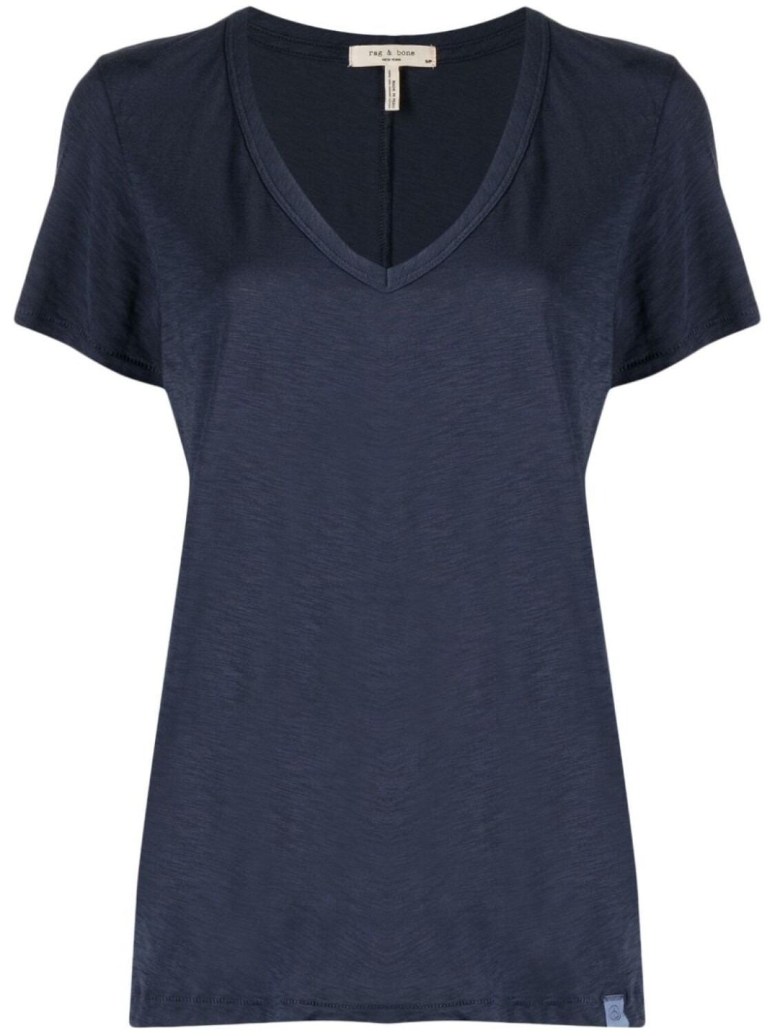 

rag & bone футболка The Slub Tee с круглым вырезом, синий
