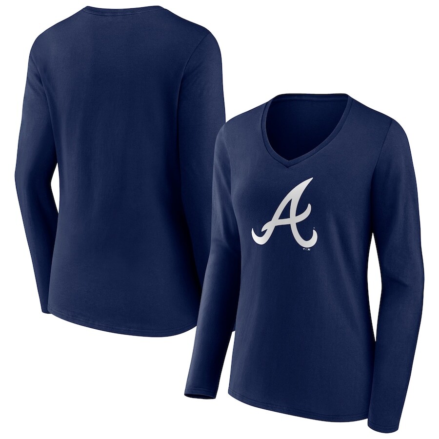 

Футболка с длинным рукавом Fanatics Branded Atlanta Braves, нави