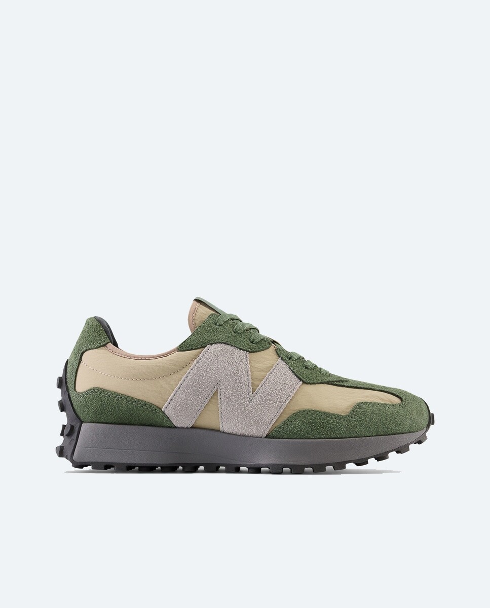 

Мужские повседневные кроссовки 327 New Balance, зеленый/песочный