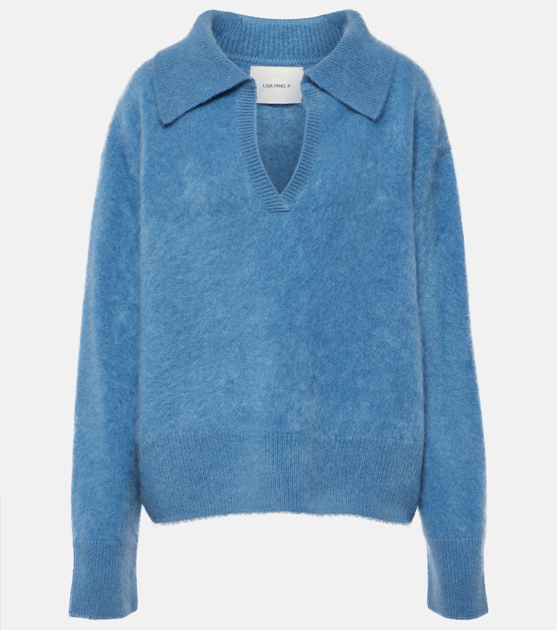 Кашемировый свитер-поло kerry Lisa Yang, синий