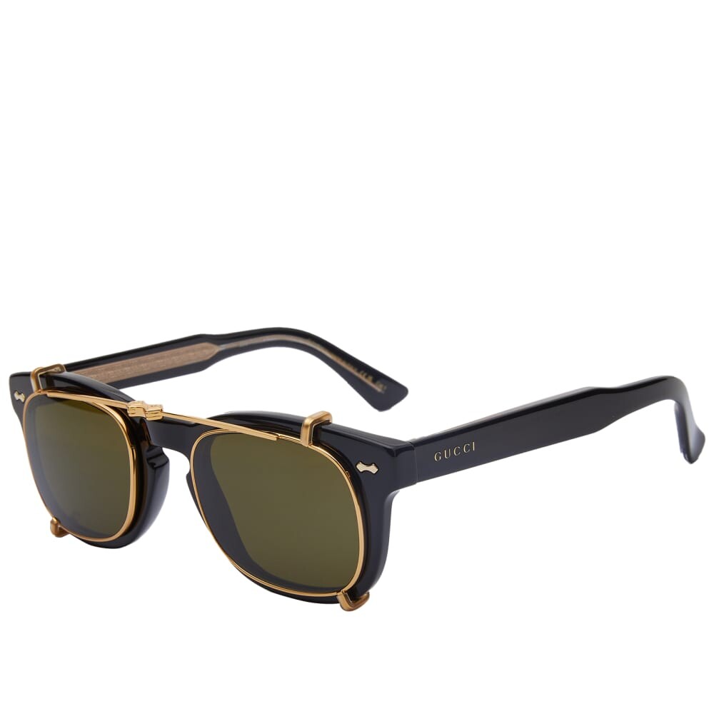 

Gucci Eyewear GG0182S Солнцезащитные очки с клипсой