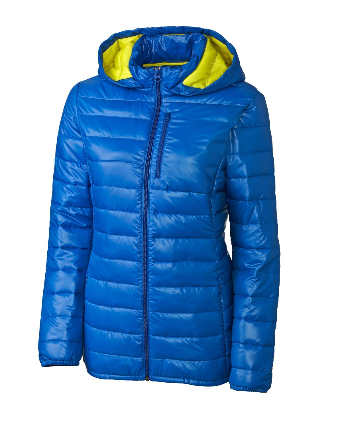 

Женская куртка Clique Stora, цвет Royal Blue/Visibility Green