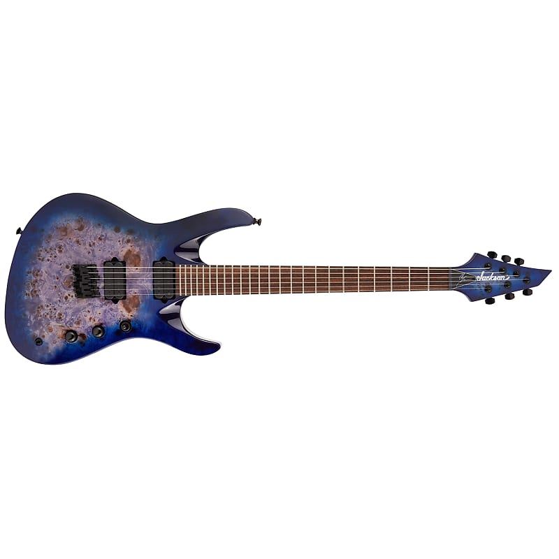 Электрогитара Jackson Pro Series Chris Broderick Soloist HT6P Guitar, Laurel, Transparent Blue