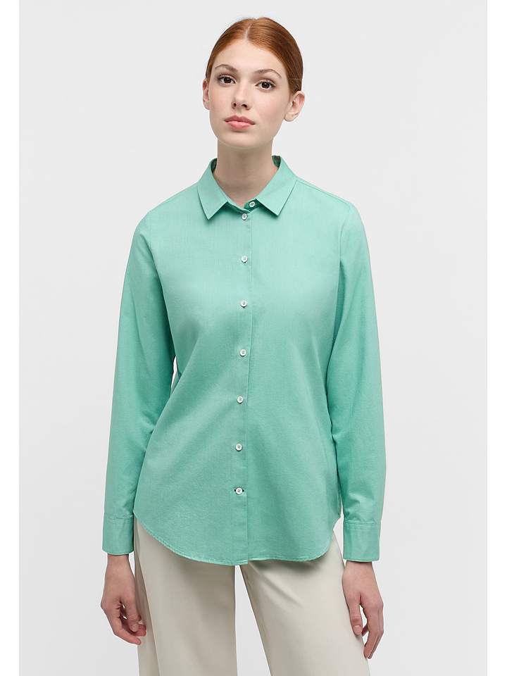 Блуза Eterna Hemd, зеленый