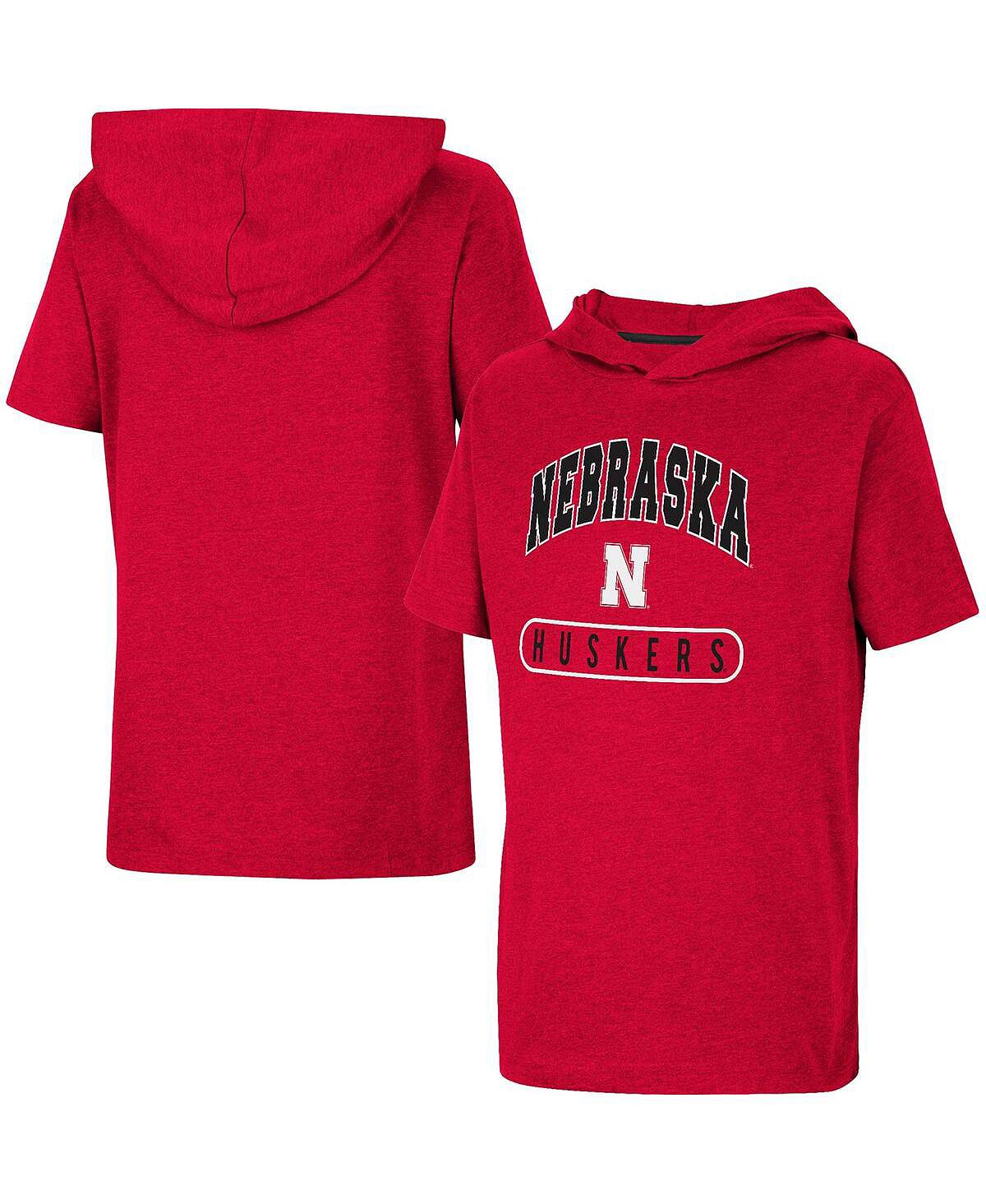 

Университетская футболка с капюшоном Big Boys Scarlet Nebraska Huskers Colosseum