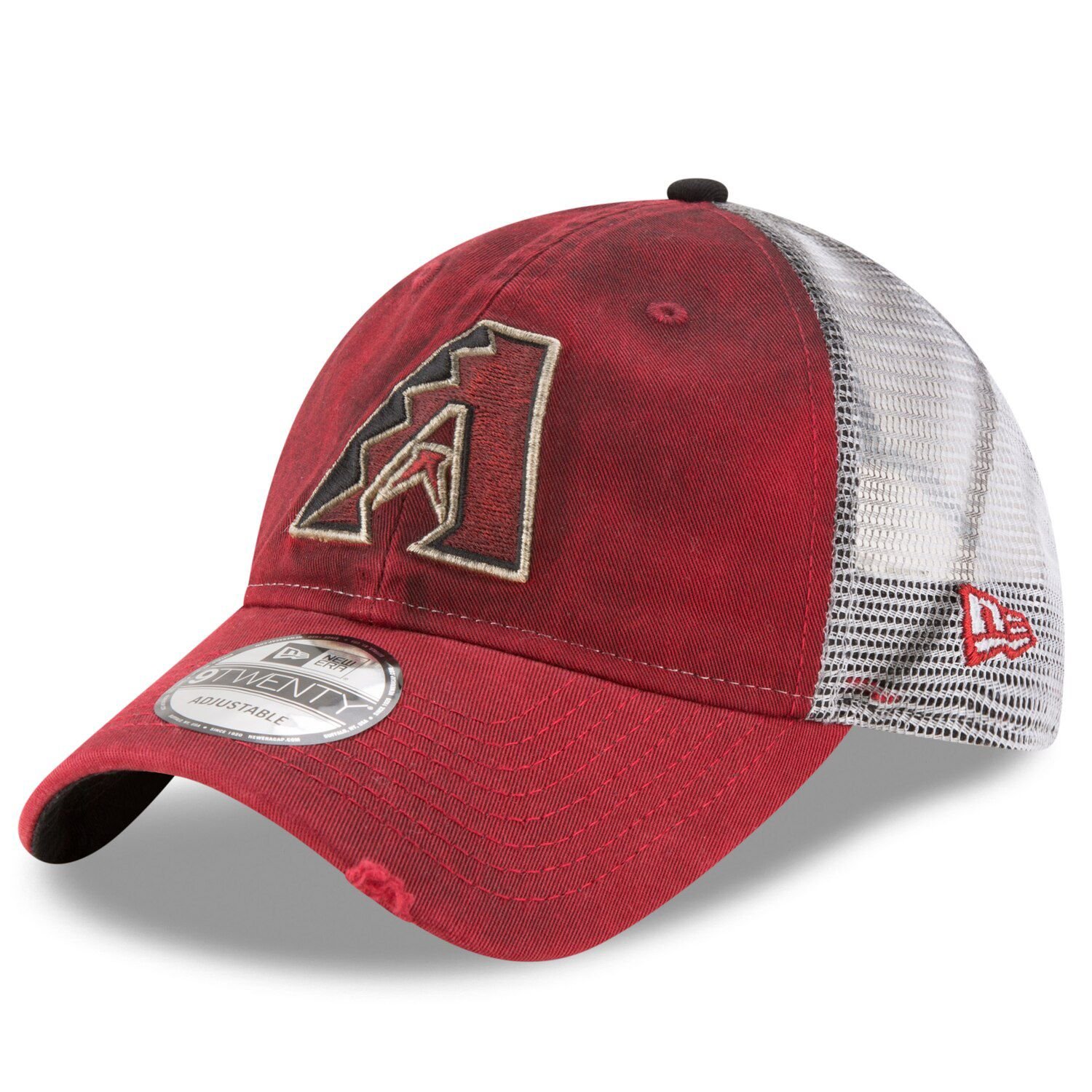 

Мужская регулируемая кепка New Era Red Arizona Diamondbacks Team Rustic 9TWENTY