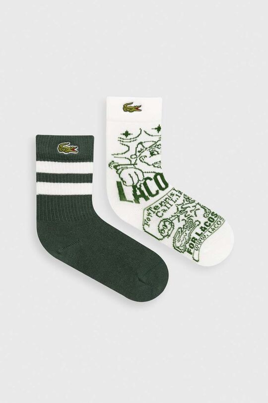 

Детские носки 2 упаковки Lacoste, белый