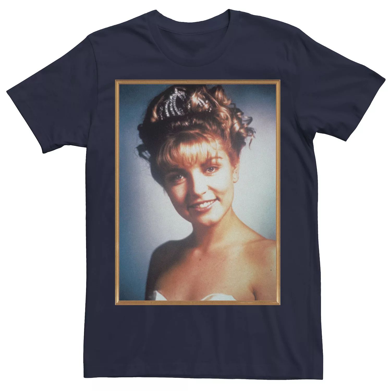 Мужская футболка Twin Peaks Laura Palmer Yearbook Licensed Character, синий