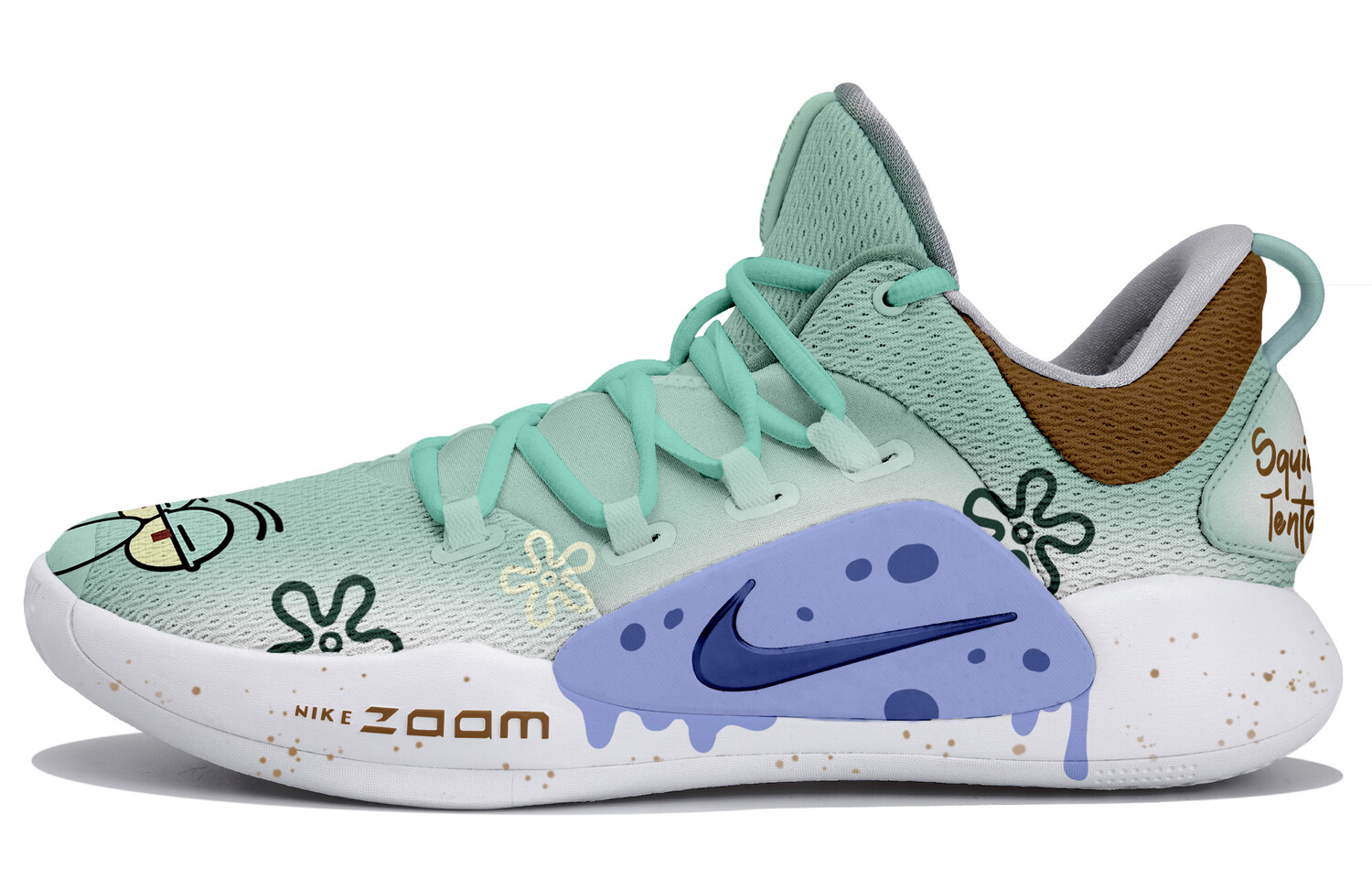 

Баскетбольные кроссовки Hyperdunk X мужские с низким верхом, синие/зеленые/белые Nike