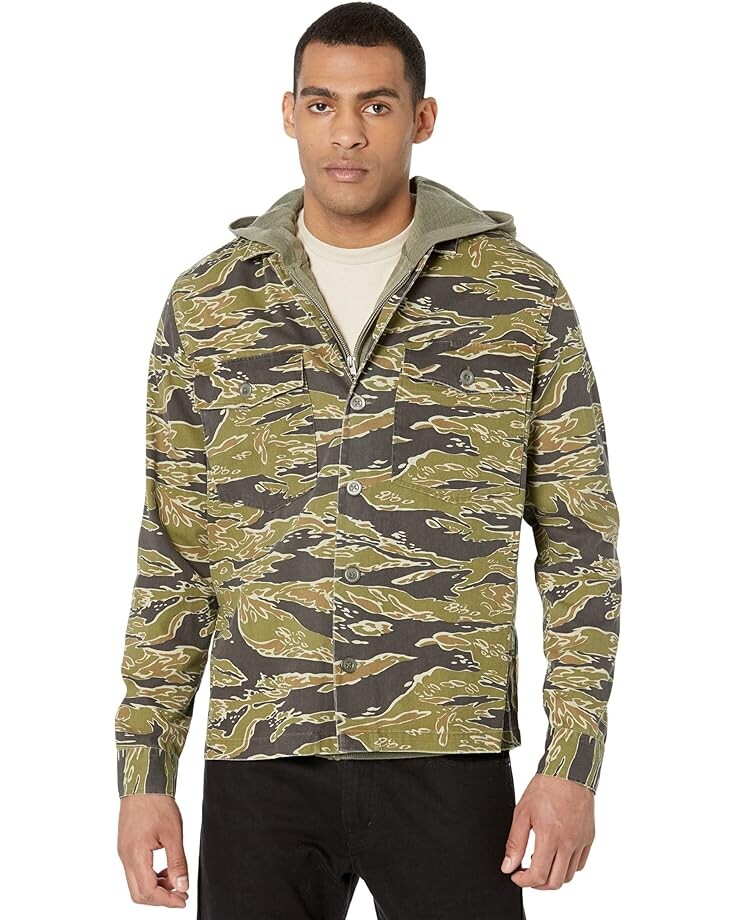 

Рубашка AllSaints Tiga Long Sleeve Shirt, зеленый