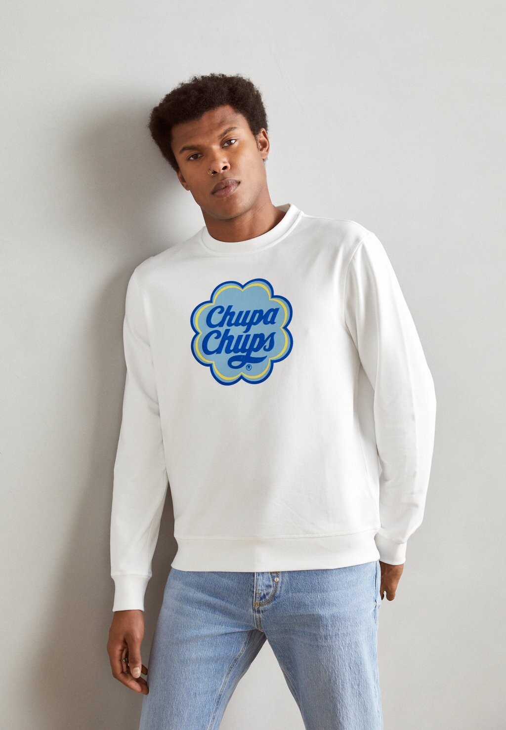 

Толстовка CHUPA CHUPS REGULAR FIT WITH PLASTIC AND FLOCK PRINT Antony Morato, цвет cream