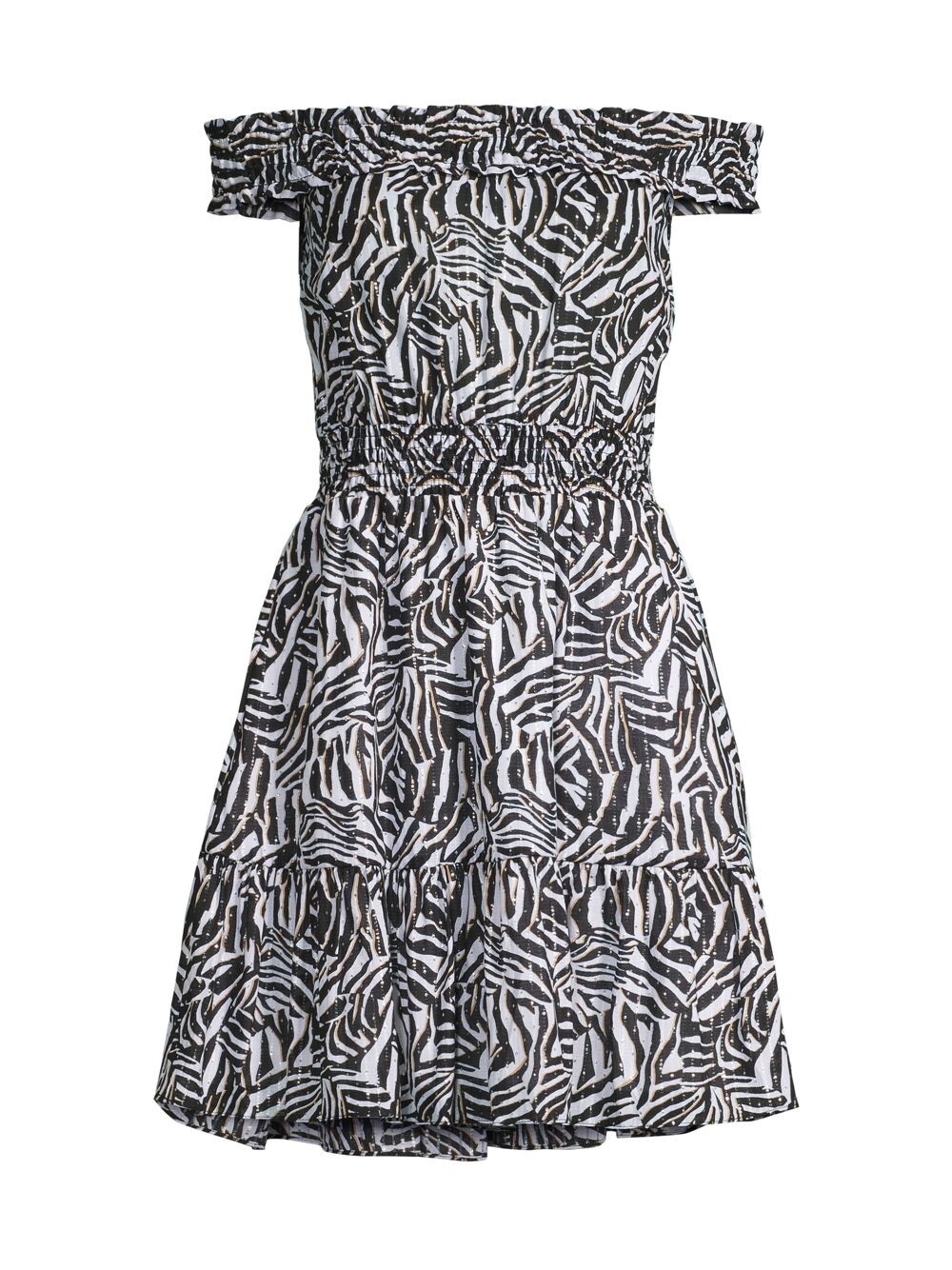 

Платье Zebra с открытыми плечами MICHAEL Michael Kors, разноцветный