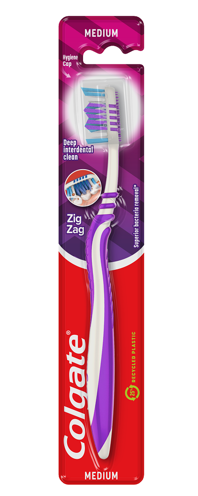 Colgate Zig Zag Medium зубная щетка, 1 шт. цена и фото