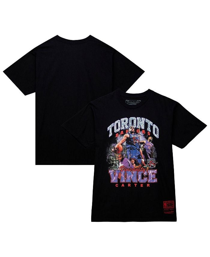 

Мужская черная футболка Vince Carter Toronto Raptors Hardwood Classics Bling Concert Player Mitchell & Ness, черный