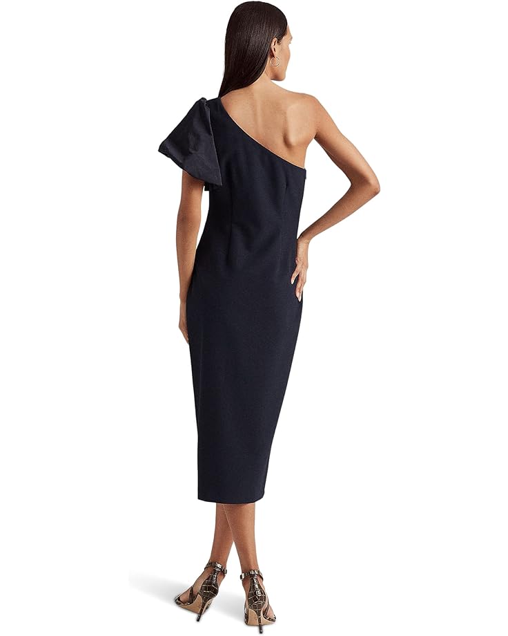 

Платье LAUREN Ralph Lauren One-Shoulder Crepe Cocktail Dress, цвет Lauren Navy