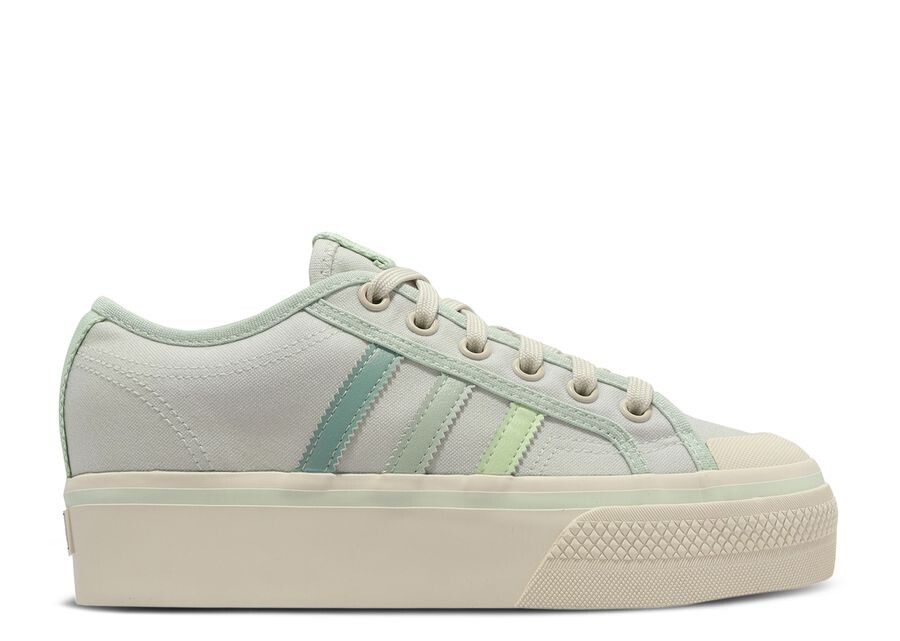 

Кроссовки adidas Wmns Nizza Platform 'Cream White Green', кремовый