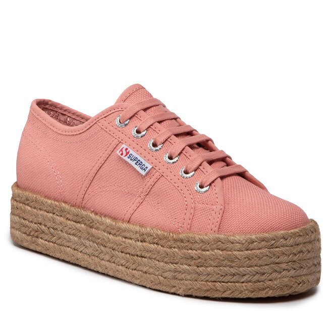 

Туфли на танкетке Superga Rope, розовый
