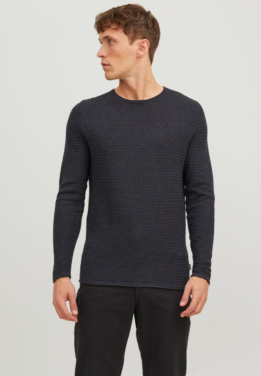 

Свитер CREW NECK NOOS Jack & Jones, темно-серый меланж
