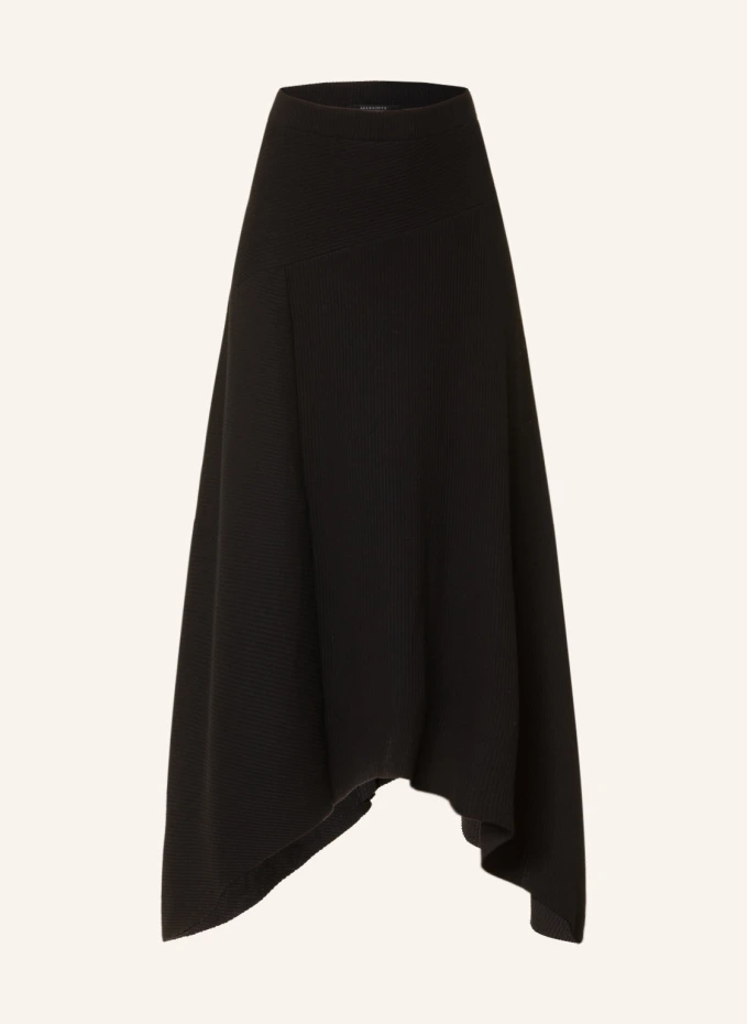 

Юбка трикотажная гиа Allsaints, черный