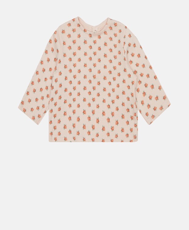 

Топ с длинными рукавами Petit Bateau, белый