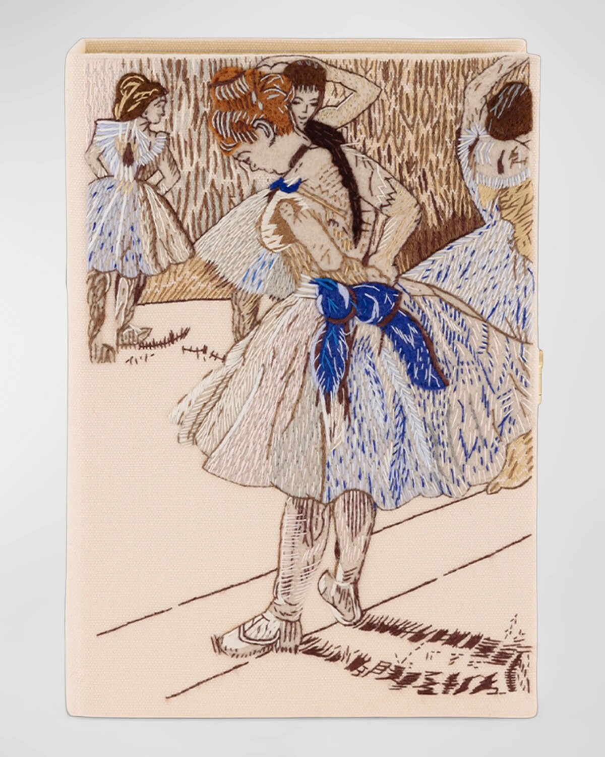 

Клатч-клатч Degas Ballerina с перламутром-книгой Olympia Le-Tan, цвет Nacre