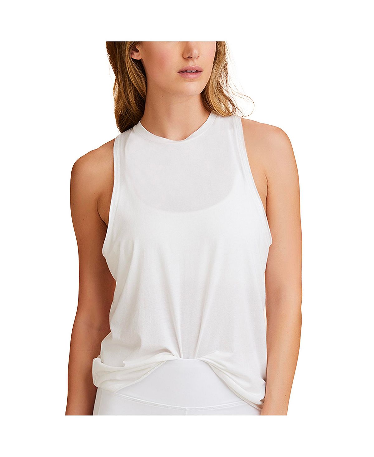 Женская футболка Keyhole Muscle Alala, белый