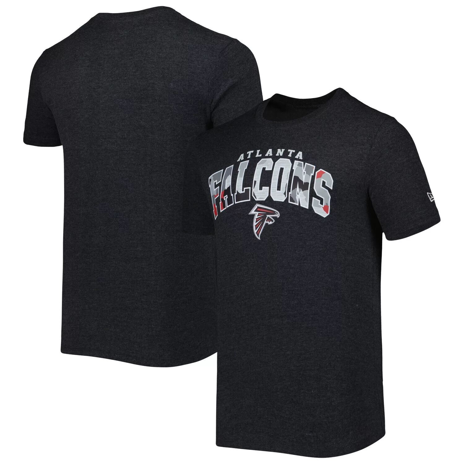 

Мужская футболка New Era Heathered Black Atlanta Falcons Training Collection