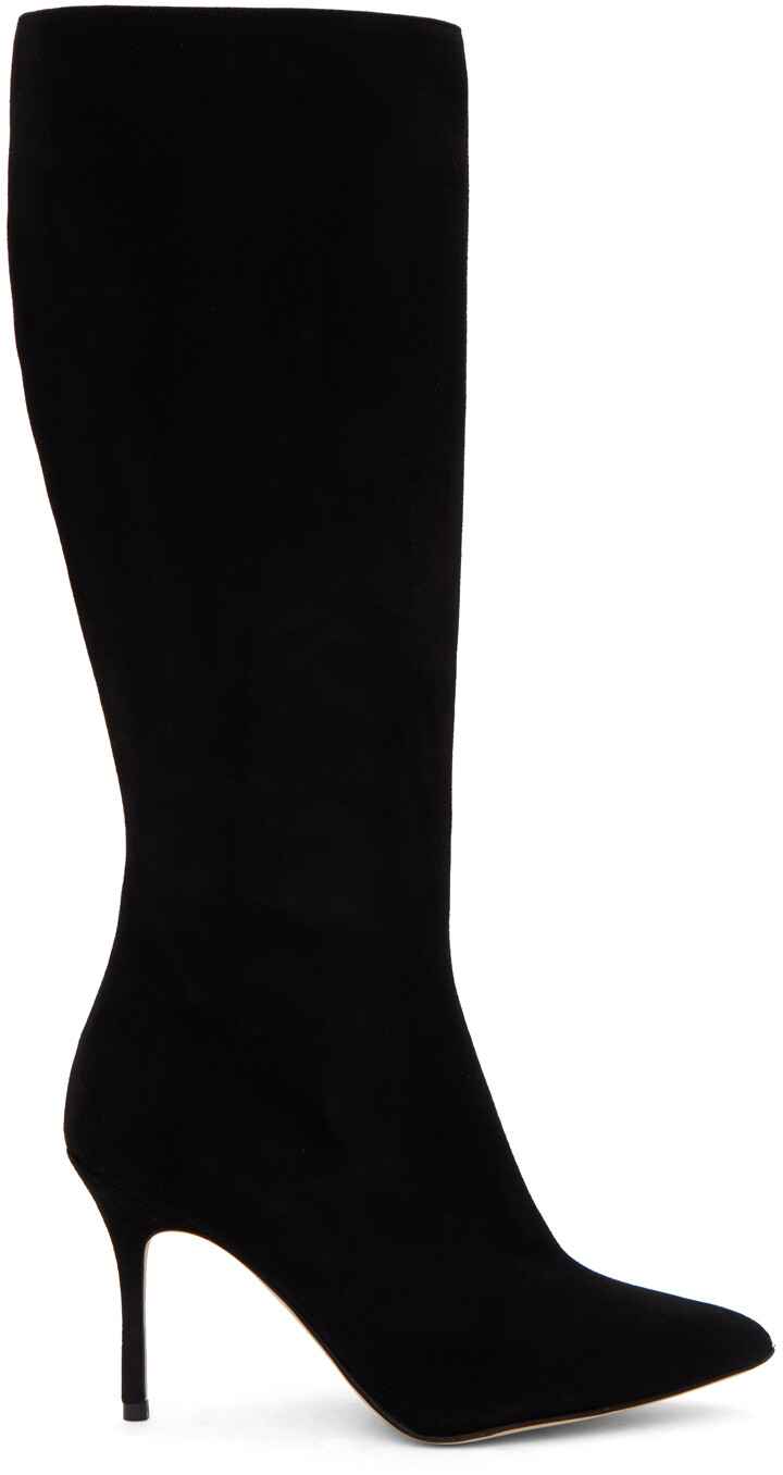 

Черные высокие ботинки Oculara Manolo Blahnik, Черный