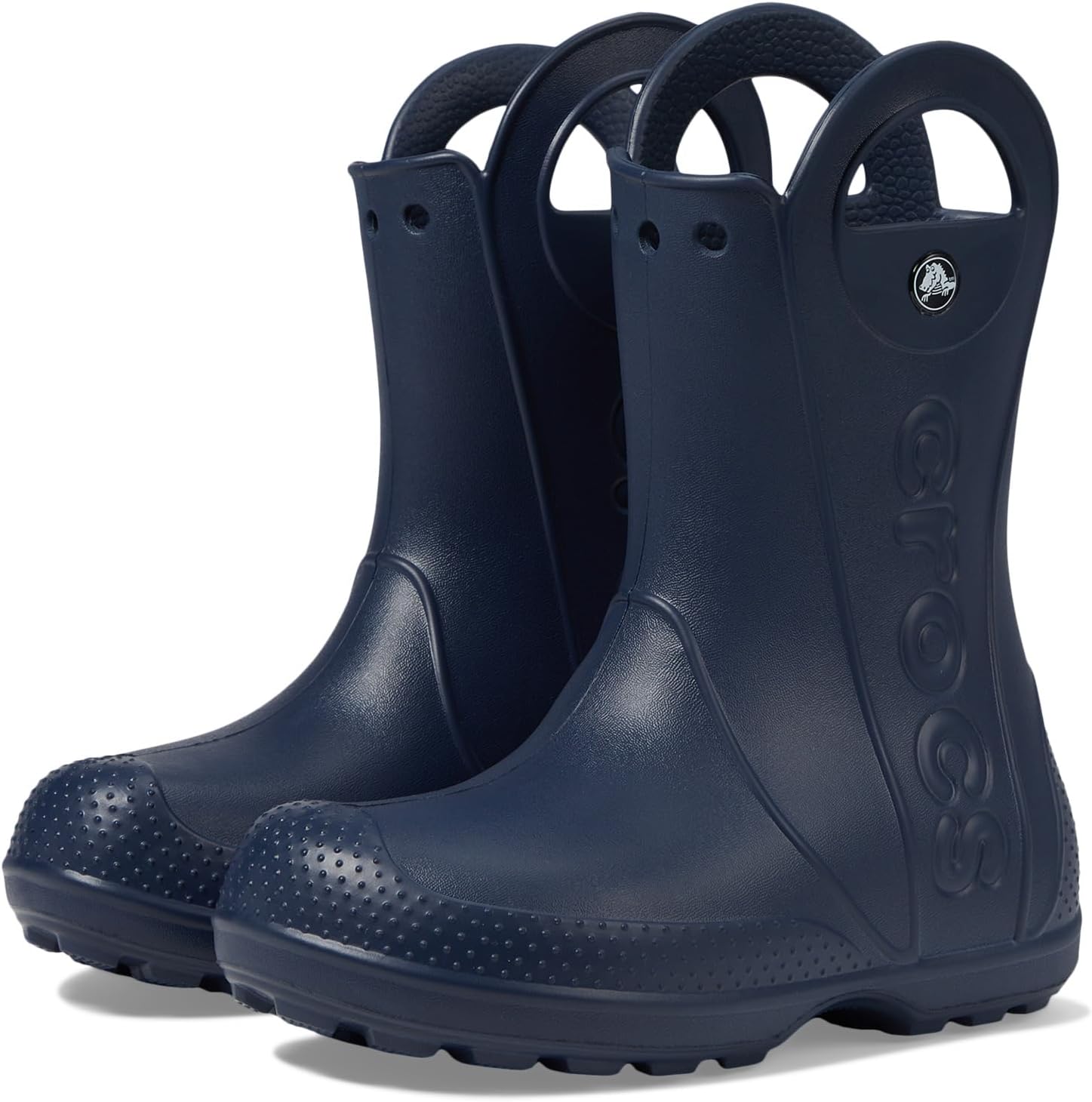 Резиновые сапоги Handle It Rain Boot Crocs, темно-синий цена и фото
