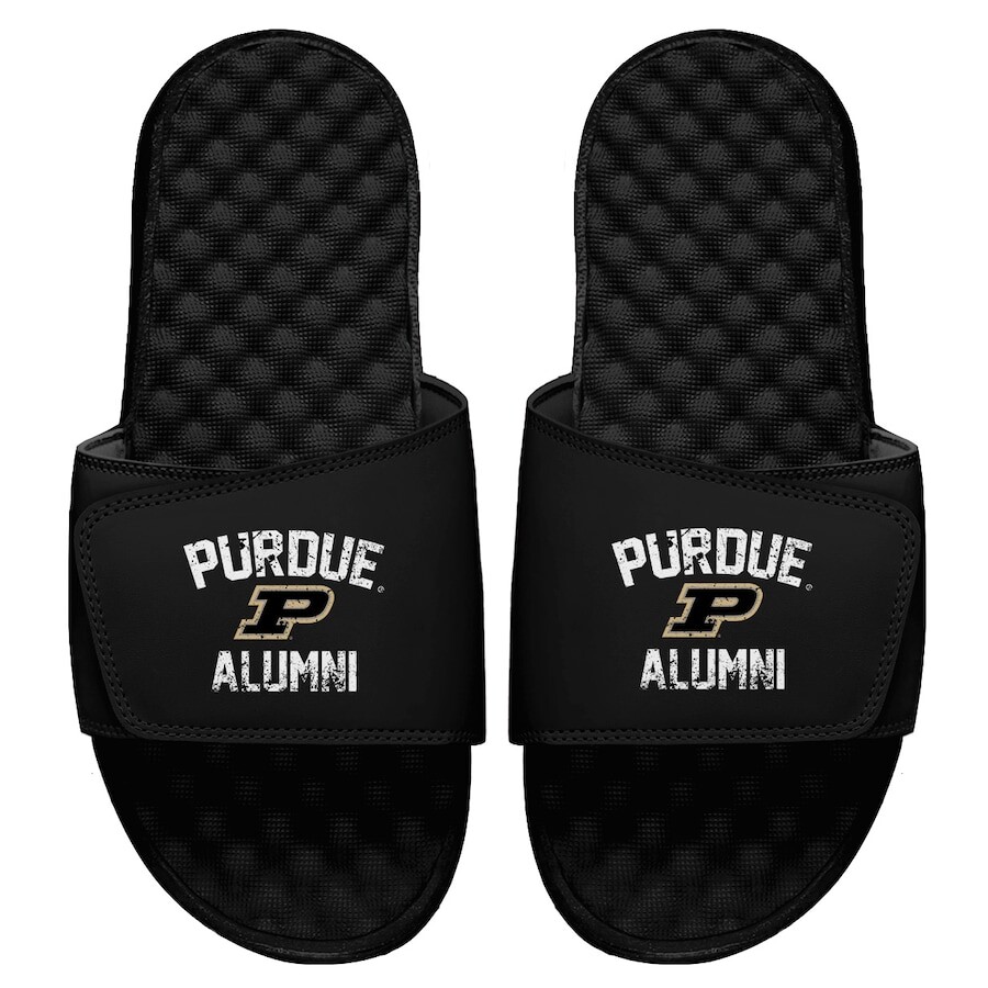 

Шлепанцы ISlide Purdue Boilermakers, черный