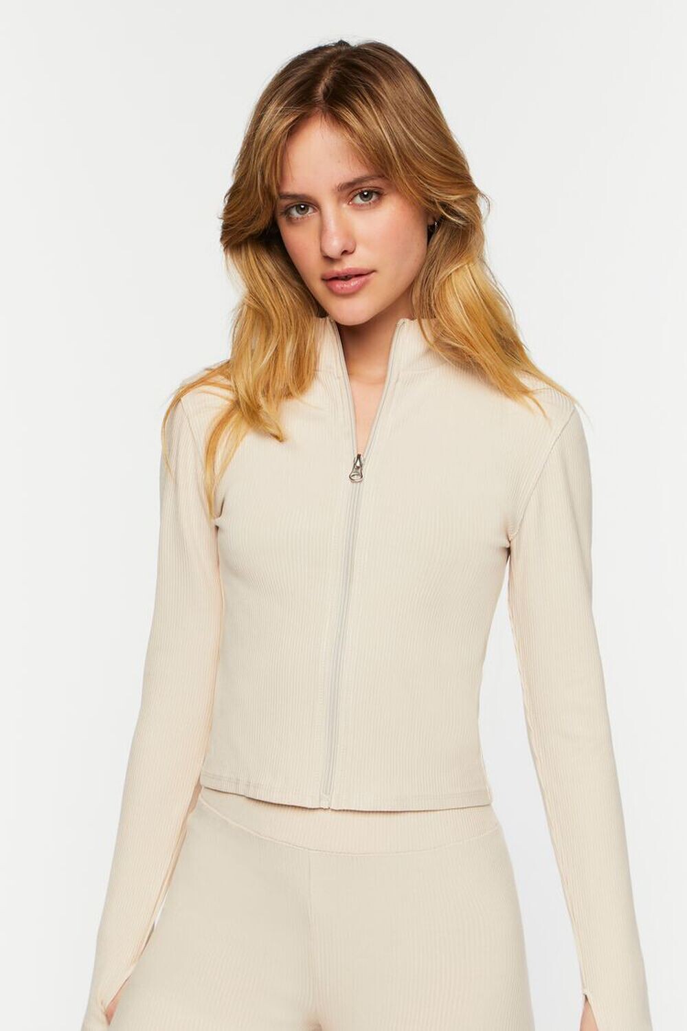 

Рубчатый топ на молнии Forever 21