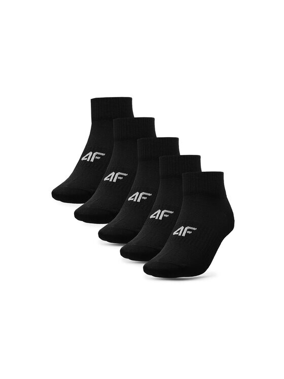 

Комплект из 5 женских низких носков 4F, черный