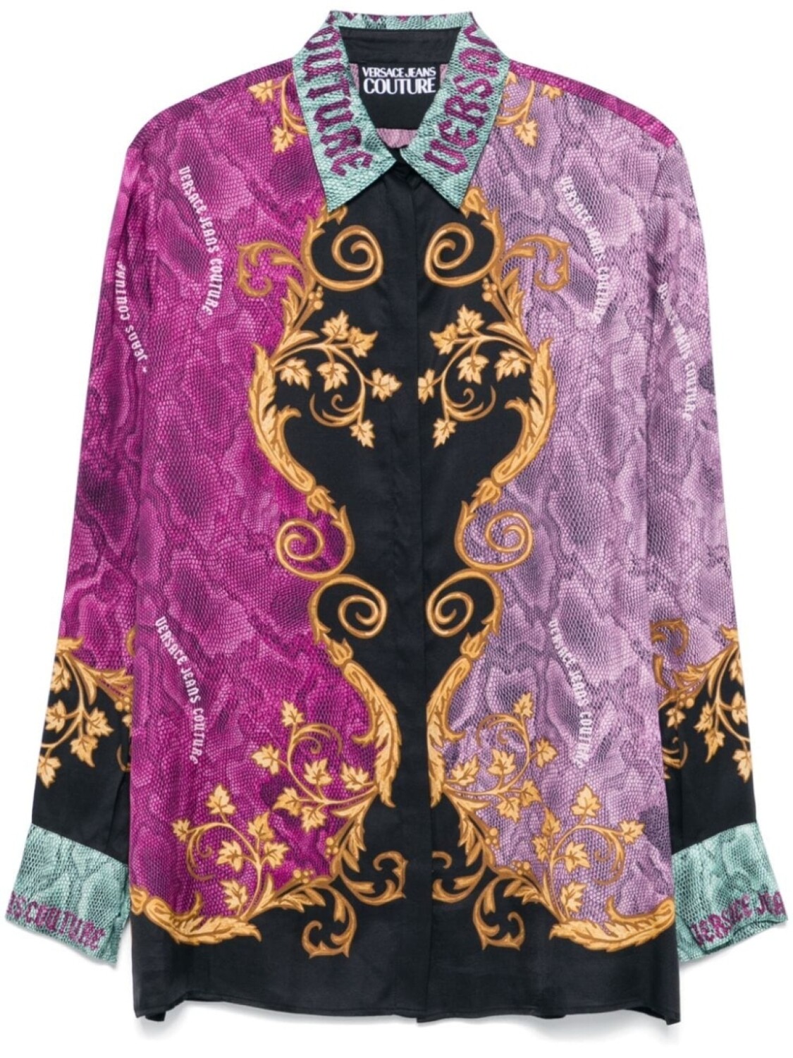 

Versace Jeans Couture рубашка с принтом, розовый