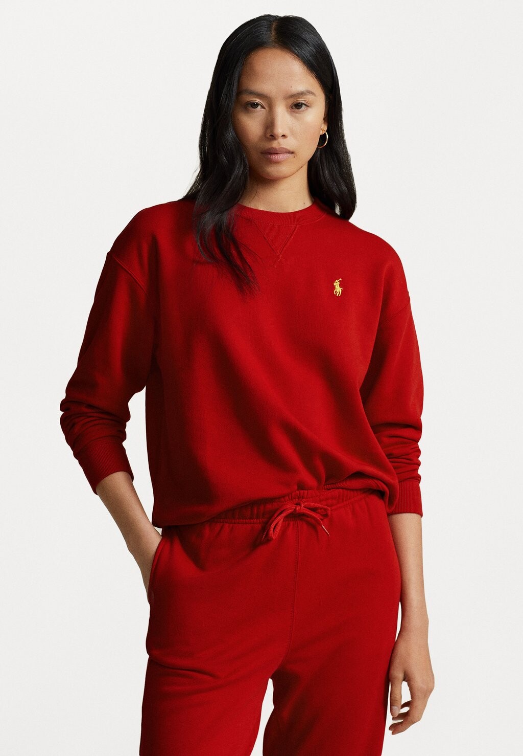 

Толстовка Long Sleeve Polo Ralph Lauren, красный