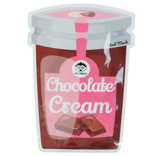 цена Доктор Mola Chocolate Cream, Укрепляющая тканевая маска на основе экстракта какао, 23 мл, Dr. Mola