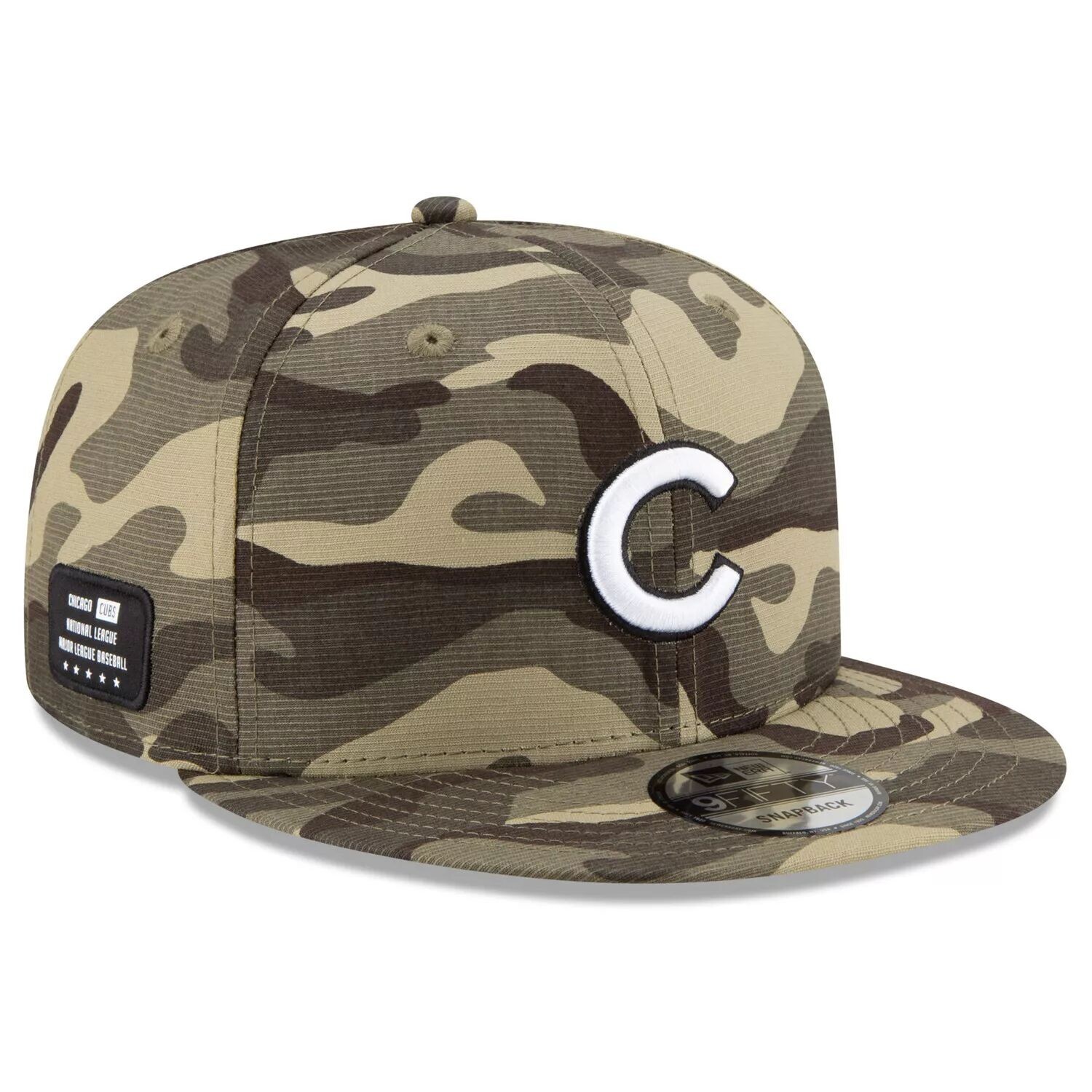 

Мужская регулируемая кепка New Era Camo Chicago Cubs 2021 Armed Forces Day 9FIFTY Snapback