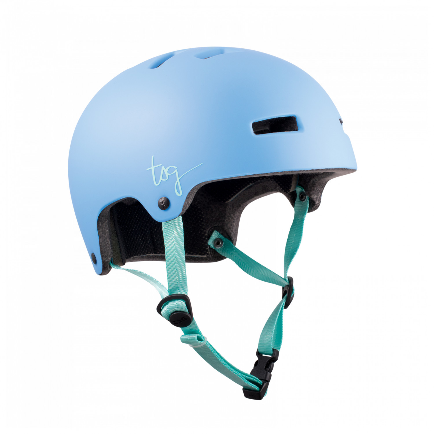 цена Велосипедный шлем Tsg Women's Ivy Solid Color, цвет Satin Azuro