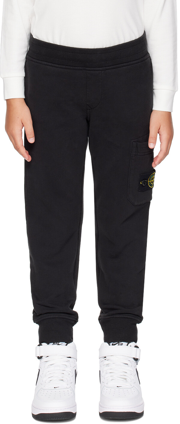 

Детские черные спортивные штаны 61520 Stone Island Junior, Черный
